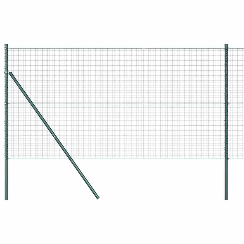 Load image into Gallery viewer, Vidaxl afrasteringspaal groen 10 x 1,4 m (25 x 25 mm gaas)
