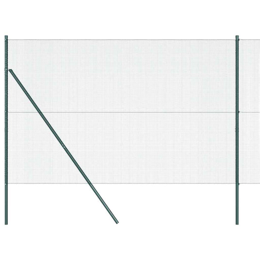 Vidaxl afrasteringspaal groen 10 x 1,6 m (12 x 12 mm gaas)