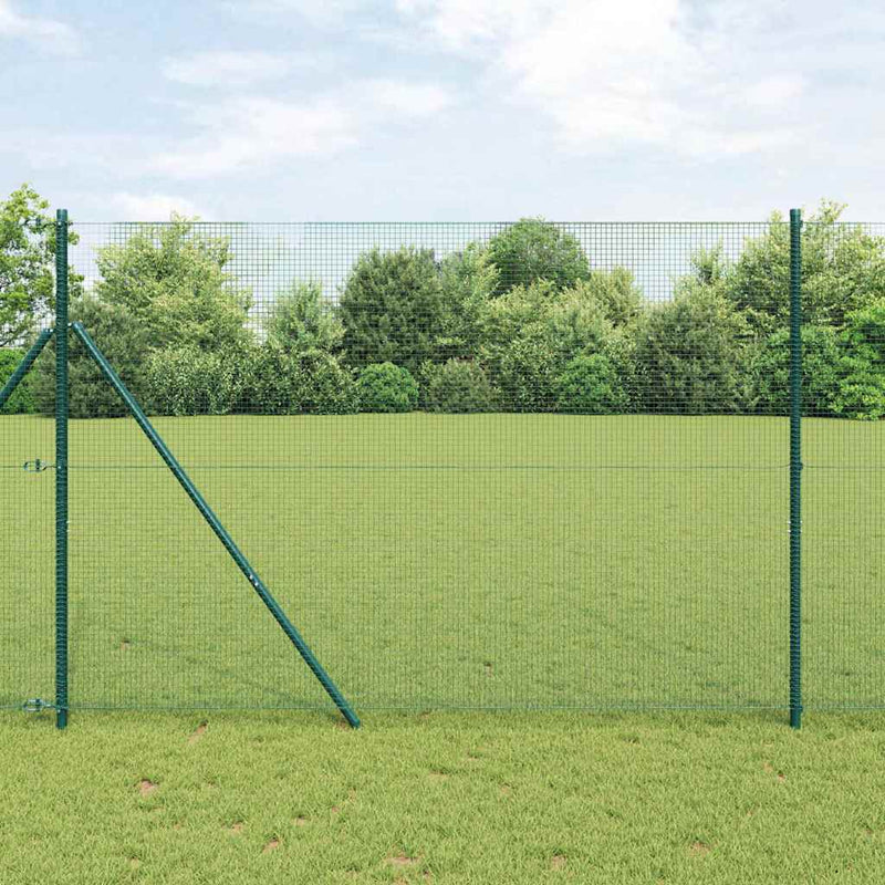 Load image into Gallery viewer, Vidaxl afrasteringspaal groen 10 x 1,6 m (16 x 16 mm gaas)
