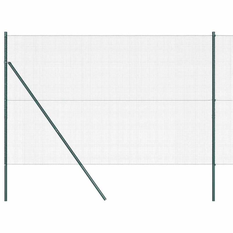 Load image into Gallery viewer, Vidaxl afrasteringspaal groen 10 x 1,6 m (16 x 16 mm gaas)
