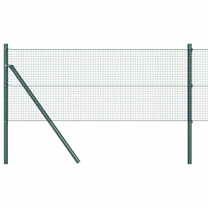 Load image into Gallery viewer, Vidaxl afrasteringspaal groen 25 x 0,5 m (19 x 19 mm mesh) staal
