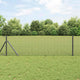 Vidaxl afrasteringspaal grijs 10 x 0,5 m (12 x 12 mm mesh) staal