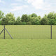 Vidaxl afrasteringspaal grijs 10 x 0,5 m (16 x 16 mm gaas) staal