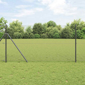 Vidaxl afrasteringspaal grijs 10 x 1,2 m (19 x 19 mm gaas)