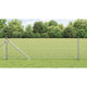 Vidaxl afrasteringspaal zilver 10 x 0,8 m (16 x 16 mm gaas) staal