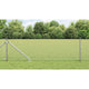 Vidaxl afrasteringspaal zilver 25 x 0,6 m (19 x 19 mm gaas) staal