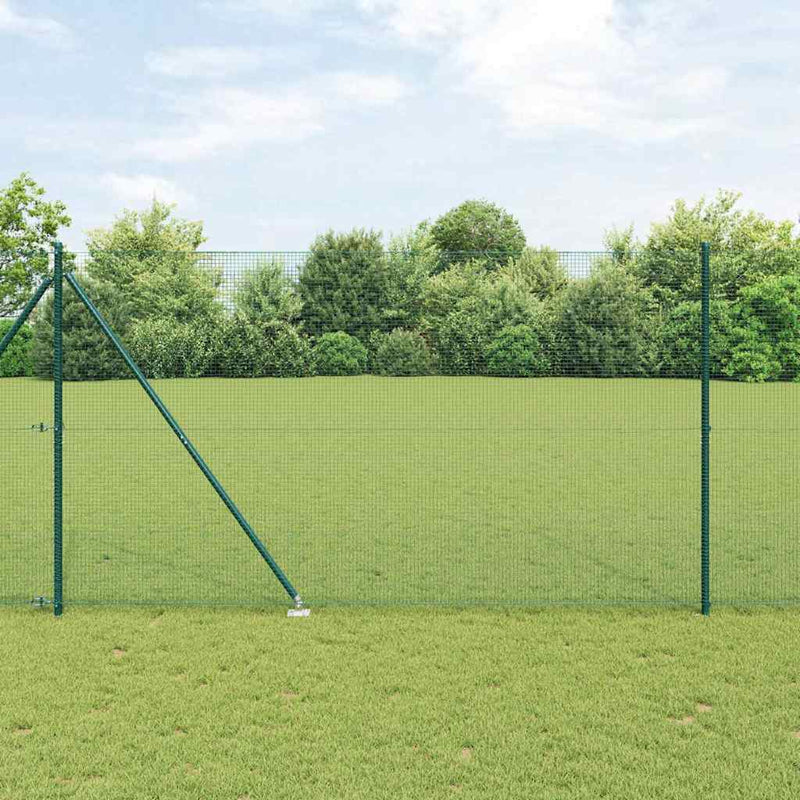 Load image into Gallery viewer, Vidaxl afrasteringspaal groen 10 x 1,6 m (16 x 16 mm gaas)
