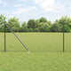Vidaxl afrasteringspaal grijs 10 x 1 m (25 x 25 mm gaas) staal