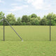 Vidaxl afrasteringspaal grijs 10 x 1,2 m (25 x 25 mm gaas)