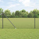Vidaxl afrasteringspaal grijs 10 x 1,4 m (12 x 12 mm gaas)