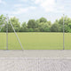 Vidaxl afrasteringspaal zilver 10 x 1,5 m (25 x 25 mm gaas) staal