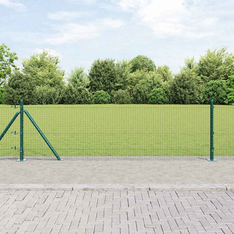 Load image into Gallery viewer, Vidaxl afrasteringspaal groen 10 x 0,4 m (25 x 25 mm gaas)
