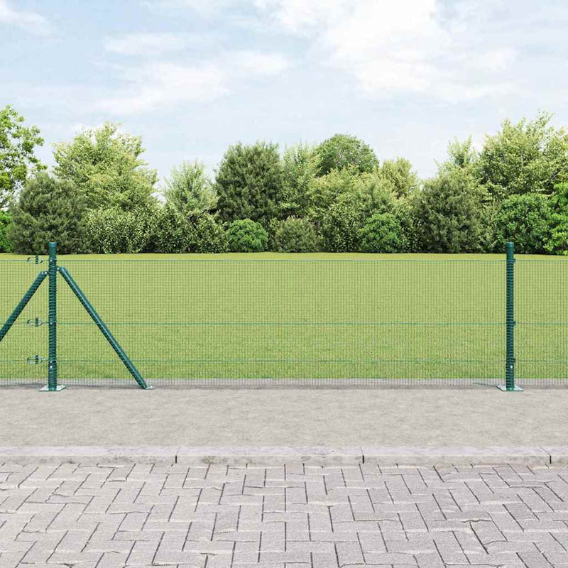 Load image into Gallery viewer, Vidaxl afrasteringspaal groen 10 x 0,6 m (12 x 12 mm gaas)
