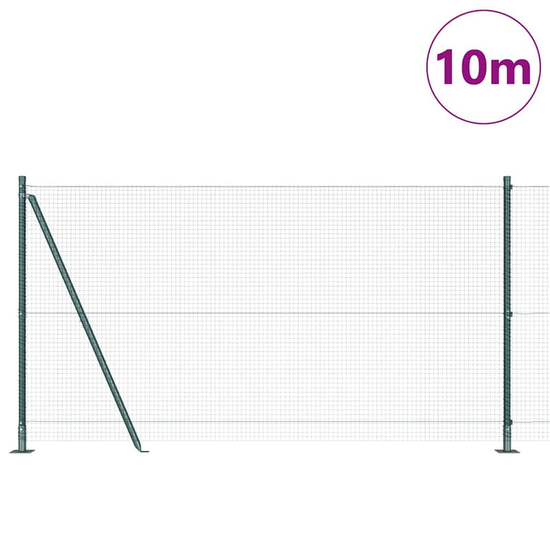Load image into Gallery viewer, Vidaxl afrasteringspaal groen 10 x 1,2 m (19 x 19 mm gaas)
