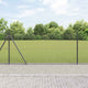 Vidaxl afrasteringspaal grijs 10 x 1 m (12 x 12 mm gaas) staal