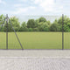 Vidaxl afrasteringspaal grijs 10 x 1,4 m (12 x 12 mm gaas)