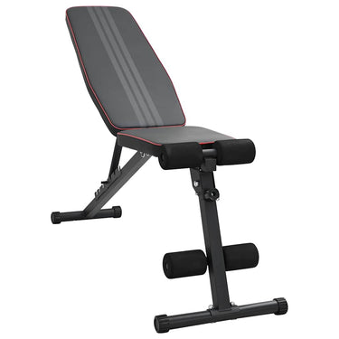 Vidaxl gewichtbank zwart 131 x 41 x 110 cm gepoedercoat staal