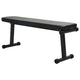 Vidaxl gewicht bank zwart 108 x 27 x 41 cm gepoedercoat staal