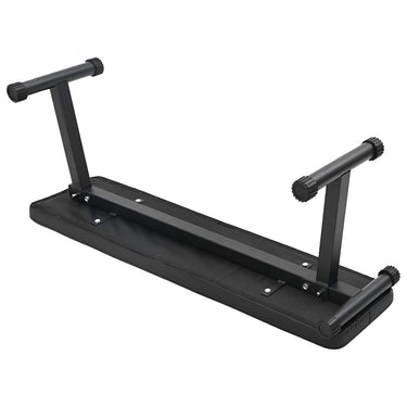 Vidaxl gewicht bank zwart 108 x 27 x 41 cm gepoedercoat staal