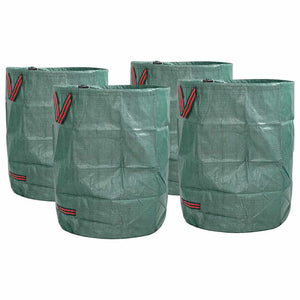 Vidaxl tuinafvalzakken 4 pcs groen 66 x 66 x 83,5 cm polypropyleen