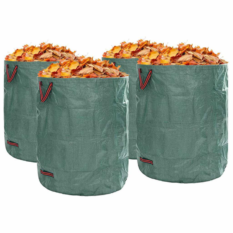 Load image into Gallery viewer, Vidaxl tuinafvalzakken 4 pcs groen 79 x 79 x 99,5 cm polypropyleen
