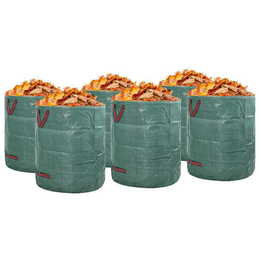 Vidaxl tuinafvalzakken 12 pcs groen 45 x 45 x 76 cm polypropyleen