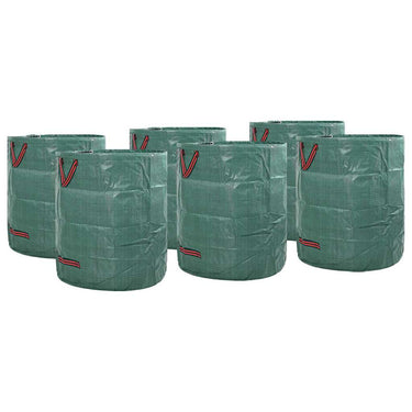 Vidaxl tuinafvalzakken 12 pcs groen 67 x 67 x 75,5 cm polypropyleen