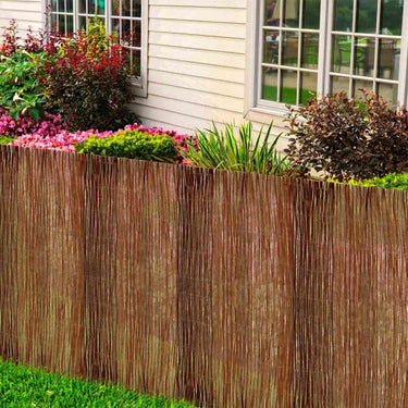 Vidaxl wilgen schutting naturel 170 x 300 cm wilg