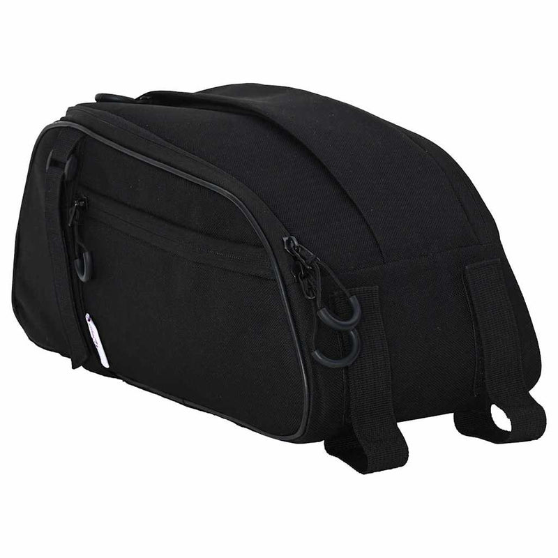 Load image into Gallery viewer, Vidaxl fietstas zwart 38 x 16 x 16 cm polyester
