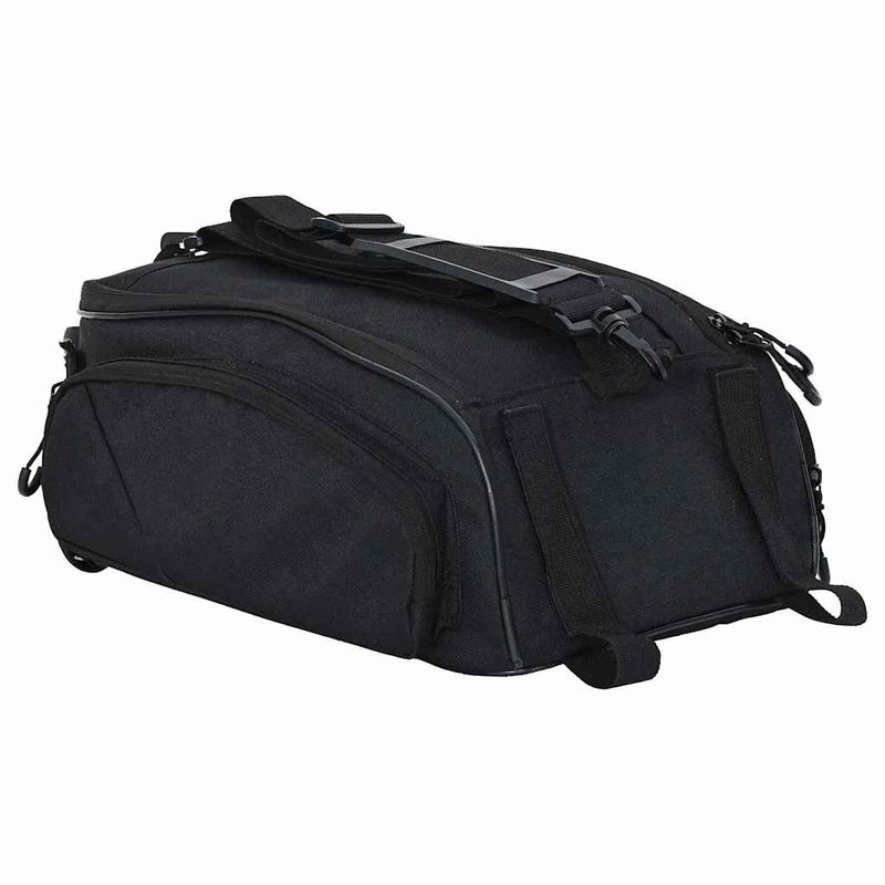 Load image into Gallery viewer, Vidaxl fietstas zwart 38 x 21 x 16 cm polyester
