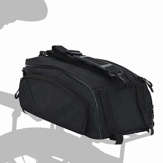 Vidaxl fietstas zwart 38 x 21 x 16 cm polyester