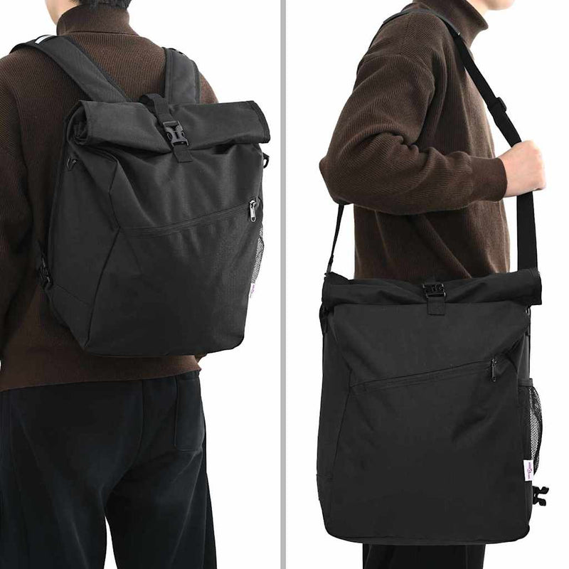 Load image into Gallery viewer, Vidaxl fietstas zwart 33 x 16 x 60 cm polyester
