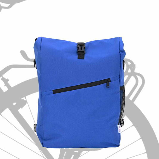Vidaxl fietstas blauw 33 x 16 x 60 cm polyester