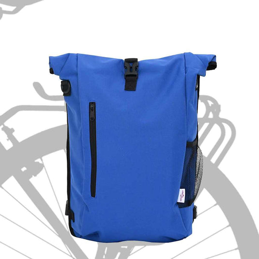 Vidaxl fietstas blauw 31 x 13 x 58 cm polyester