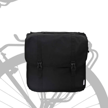 Vidaxl fietstas zwart 40 x 18.5 x 35 cm polyester