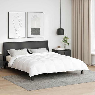 Vidaxl winter dekbed wit 240 x 220 cm veren