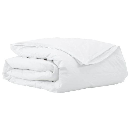 Vidaxl 2-in-1 dekbed wit 240 x 200 cm veren