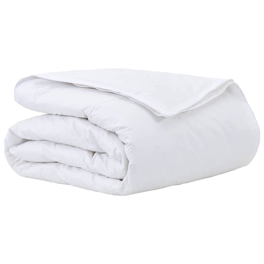 Vidaxl 2-in-1 dekbed wit 140 x 220 cm veren