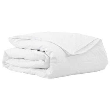 Vidaxl 2-in-1 dekbed wit 240 x 220 cm veren