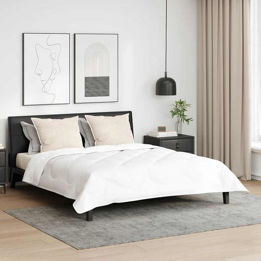 Vidaxl hoofdkussen met kussen 2 pcs wit 70 x 90 cm veren