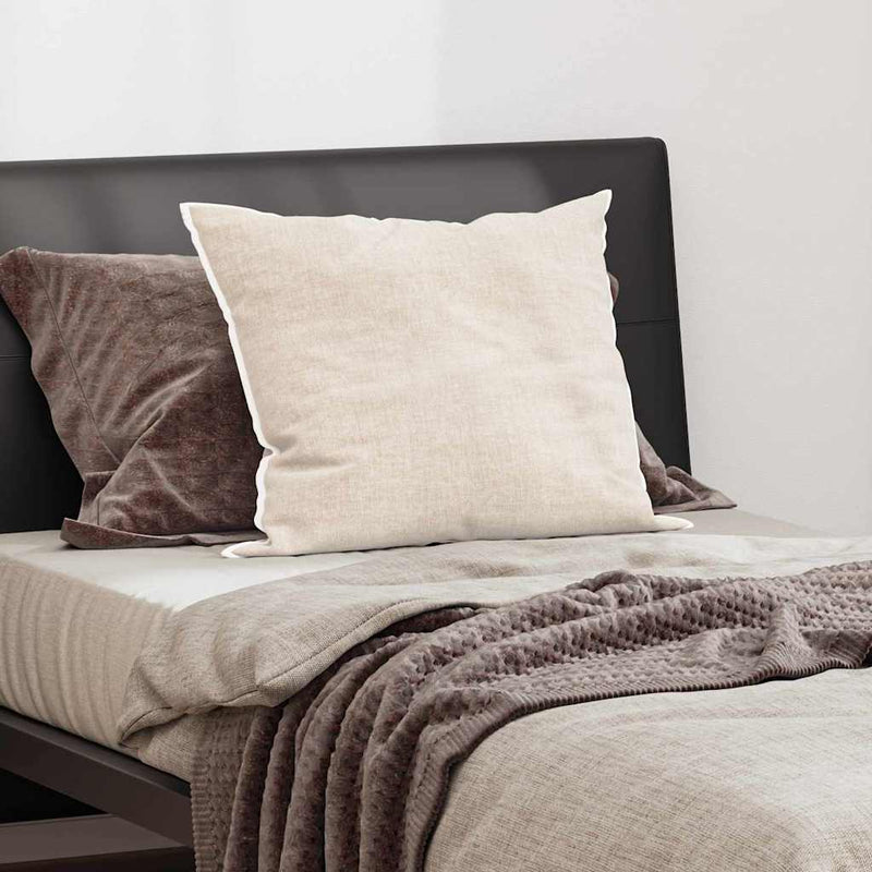 Load image into Gallery viewer, Vidaxl hoofdkussen met kussen wit 50 x 75 cm katoen
