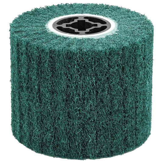 Vidaxl schuurrollen 3 pcs groen 12 x 12 x 10 cm synthetische vezel