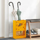 Vidaxl regen paraplu standaard mosterdgeel 28 x 12 x 41 cm staal