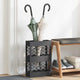 Vidaxl paraplu standaard zwart 28 x 12 x 41 cm staal