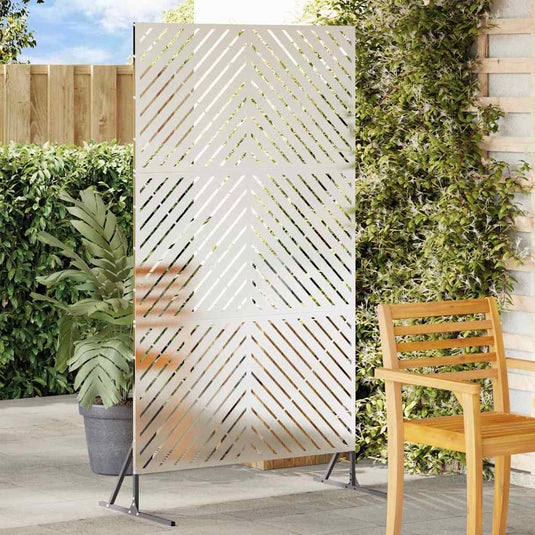 Vidaxl privacyscherm grijs 100 x 50 x 180 cm staal