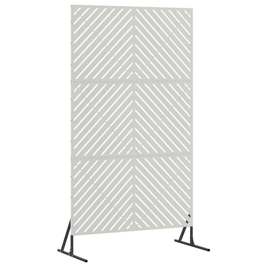Vidaxl privacyscherm grijs 100 x 50 x 180 cm staal