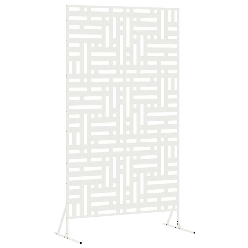 Load image into Gallery viewer, Vidaxl privacyscherm wit 100 x 50 x 180 cm staal
