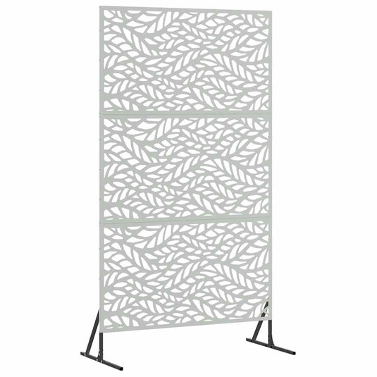 Vidaxl privacyscherm grijs 100 x 50 x 180 cm staal