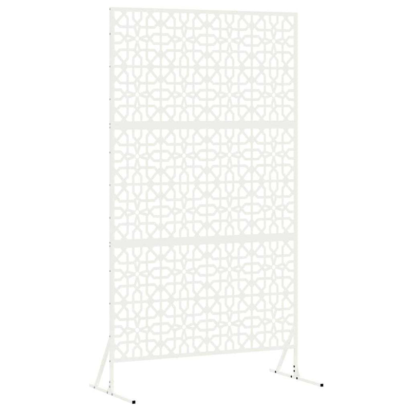 Load image into Gallery viewer, Vidaxl privacyscherm wit 100 x 50 x 180 cm staal
