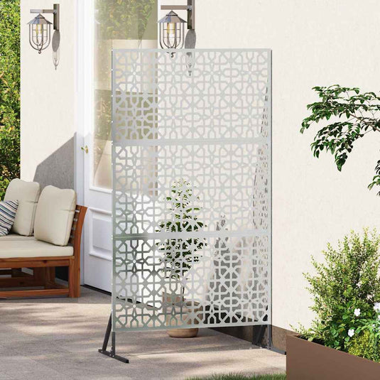 Vidaxl privacyscherm grijs 100 x 50 x 180 cm staal